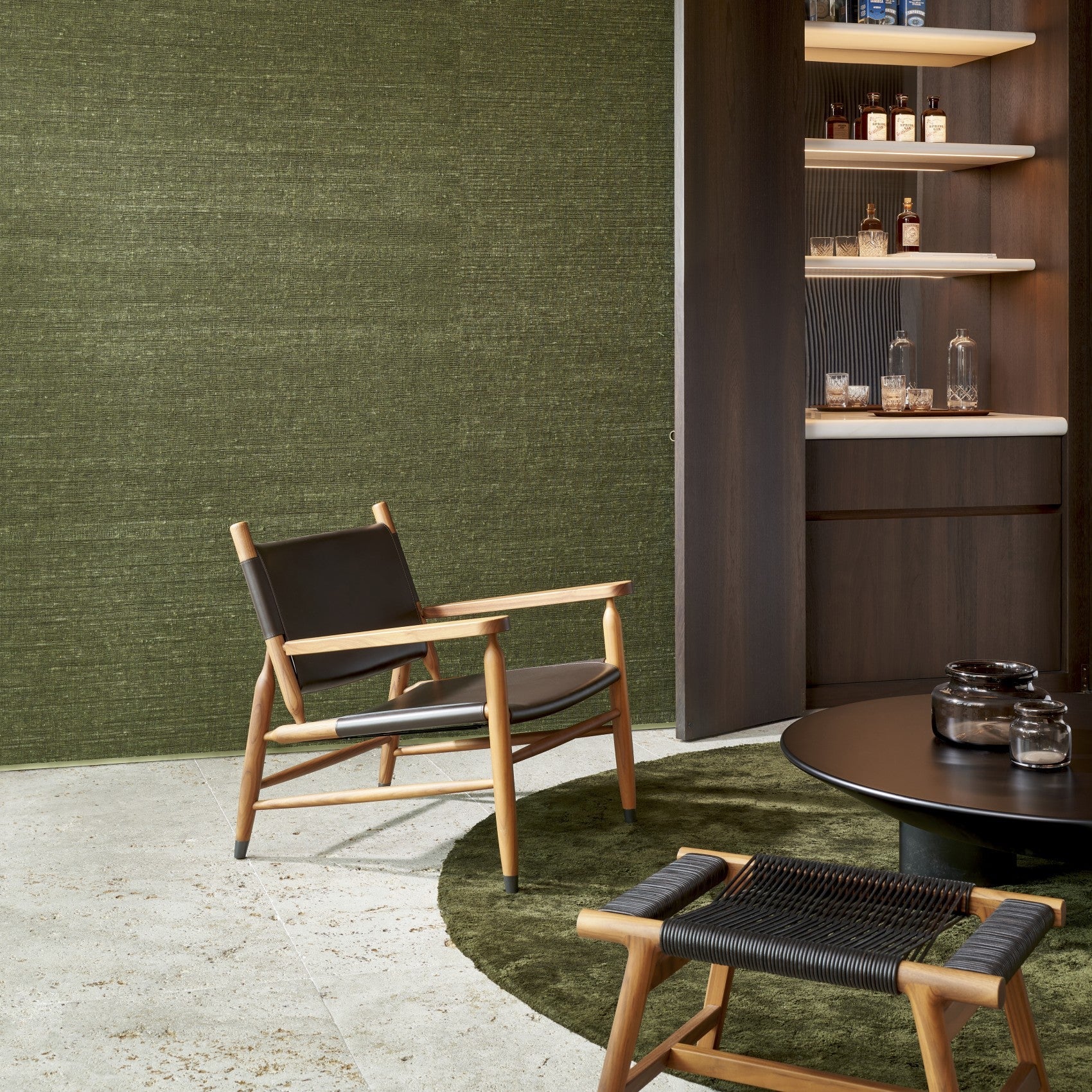 Behang en verf: laat kleuren elkaar versterken