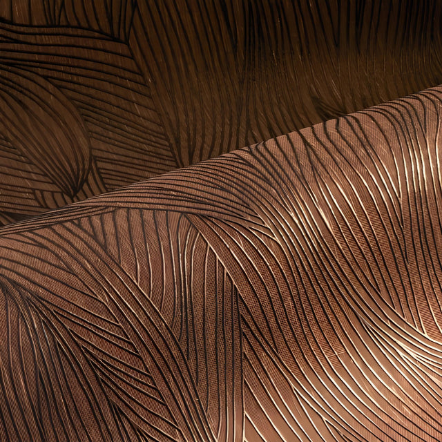 Papier peint bronze