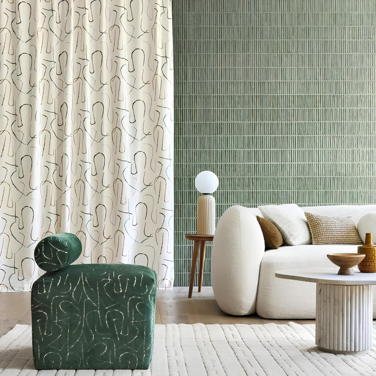 EDITION fabriccollectie van Camengo — Artistieke elegantie with grafische paintijning