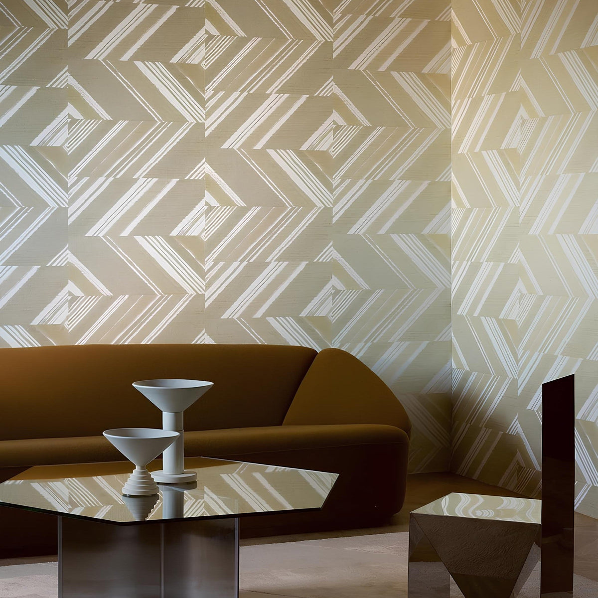Cappuccino Tapetenkollektion van Pierre Frey – Eigentijdse Kunst aan de wand