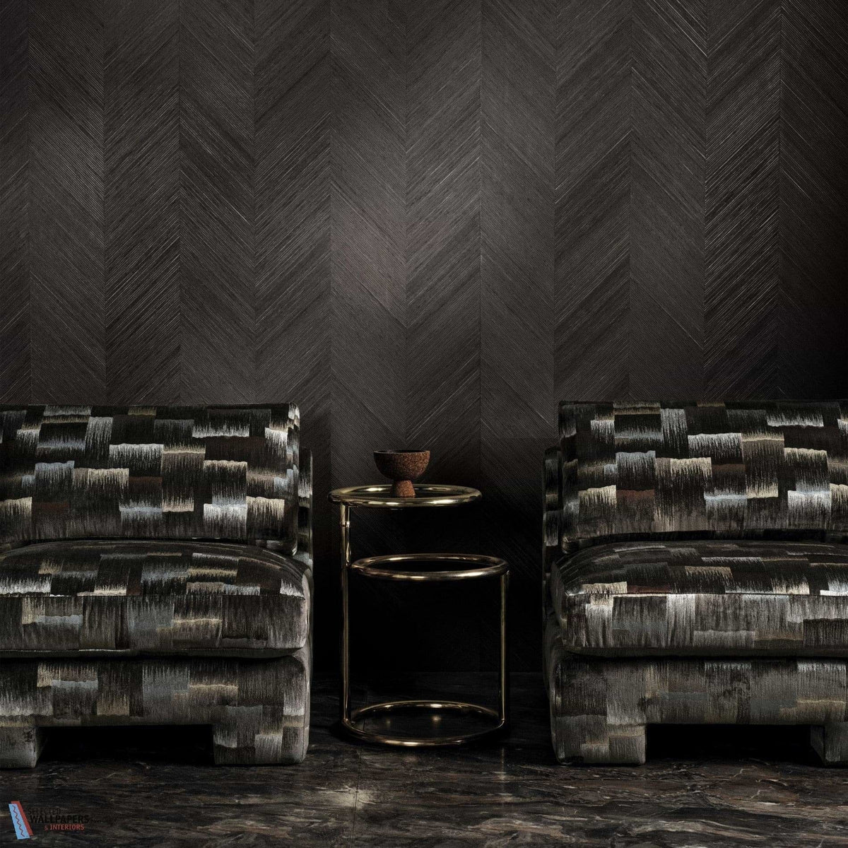 Mineralogy Wallcoverings wallpaper collection Zinc Textile-Selected Wallpapers-Interiors