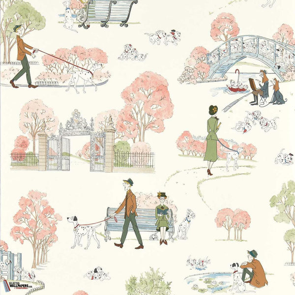 101 Dalmatians-wallpaper-Sanderson-Candy Floss-Roll-217289-Selected Wallpapers