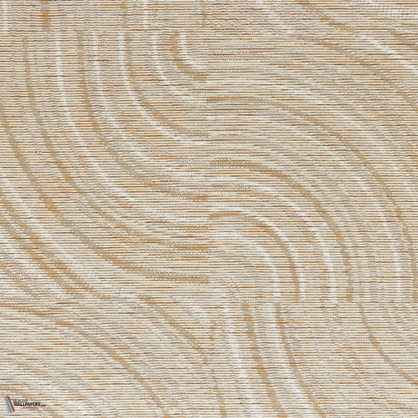 Alentours wallpaper-Casamance-Ivoire Orange-Meter (M1)-Selected-Wallpapers-Interiors