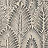 Alisio wallpaper-Casamance-Sable/Anthracite-Roll-Selected Wallpapers-Interiors