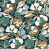Amaryllis behang-Casamance-Noir/Dore-Rol-Selected-Wallpapers-Interiors
