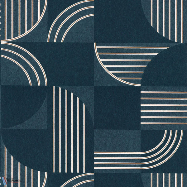 Années 30-Casamance-Tapete-Marine-Rolle-Selected Wallpapers