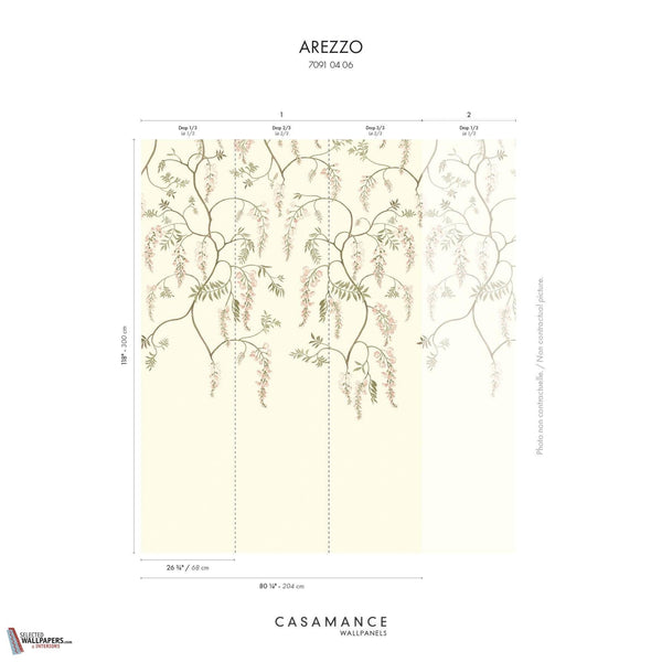 Arezzo Tapete-Casamance-Selected Wallpapers-Interiors
