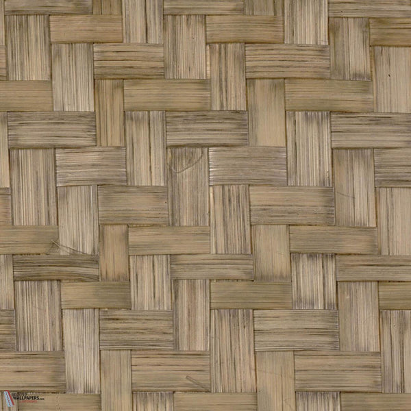 Bambou Twill Tapete-CMO Paris-Fume-Paneel-Selected Wallpapers-Interiors