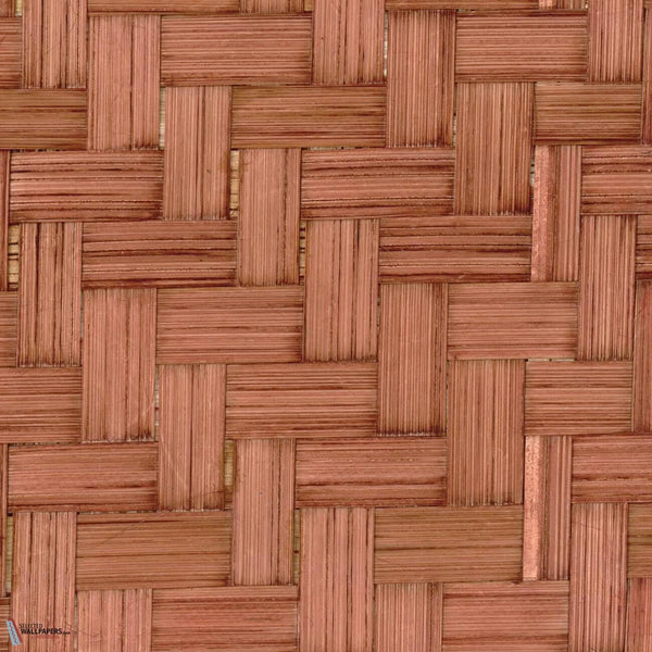 Bambou Twill Tapete-CMO Paris-Tabac-Paneel-Selected Wallpapers-Interiors
