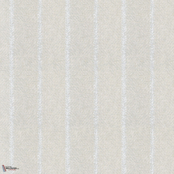 Barrier weave wallpaper-Thibaut-Metallic silver on soft grey-Roll-Selected Wallpapers-Interiors