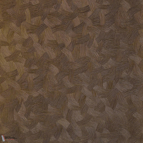 Berenice Tapete-Casamance-Noir/Dore-Rolle-Selected-Wallpapers-Interiors