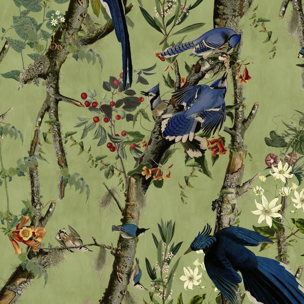 Birds of Danube wallpaper-Mind the Gap-Original-300 cm (standaard)-Selected-Wallpapers-Interiors