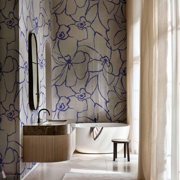 Blooming wallpaper-Coordonne-Selected Wallpapers-Interiors