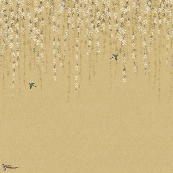 Blossom Mural wallpaper-Thibaut-Gold-Set-Selected Wallpapers-Interiors