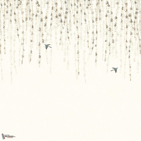 Blossom Mural wallpaper-Thibaut-White-Set-Selected Wallpapers-Interiors