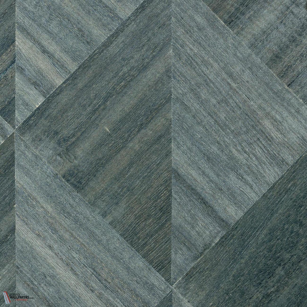 Bois Degrade Tapete-CMO Paris-Petrole-Paneel-Selected Wallpapers-Interiors
