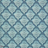 Calico Shell wallpaper-1838 wallcoverings-Aqua-Roll-Selected Wallpapers-Interiors