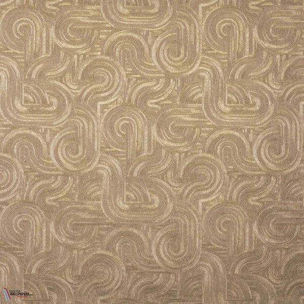 Carat wallpaper-Casamance-Beige/Dore-Roll-Selected Wallpapers-Interiors