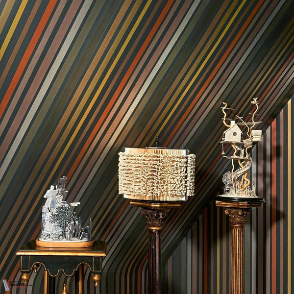 Carousel Stripe wallpaper-Cole & Son-Selected Wallpapers & Interiors