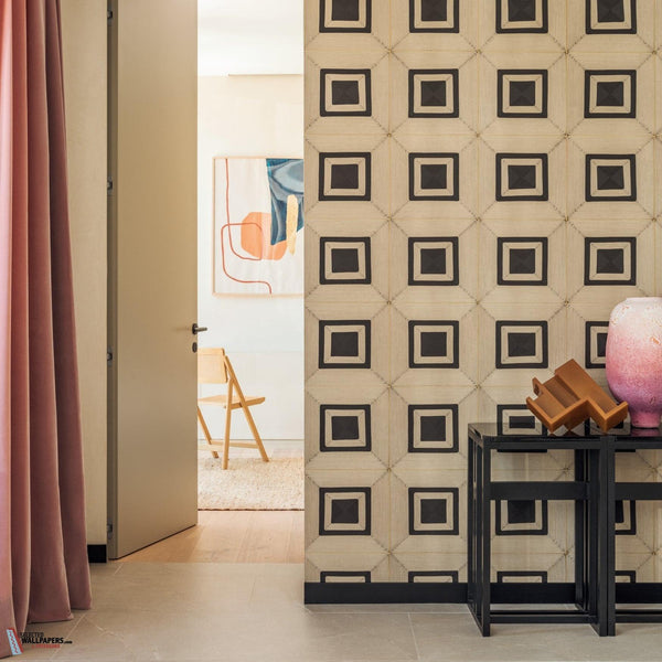 Carres Jalonnes wallpaper-Elitis-Selected-Wallpapers-Interiors