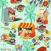 Carretto Del Cibo-Mind the Gap-wallpaper-Azzurro-300 cm (standaard)-Selected-Wallpapers-Interiors