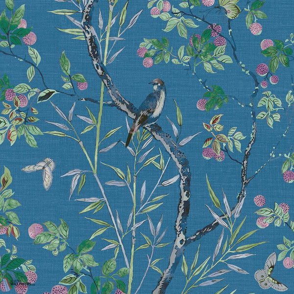 Claire-Thibaut-Navy-Roll-Selected-Wallpapers-Interiors