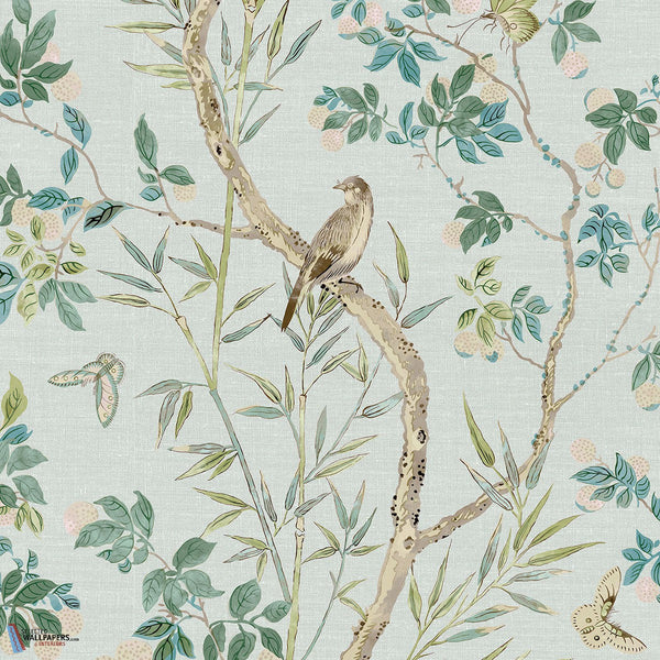 Claire-Thibaut-Spa Blue-Roll-Selected-Wallpapers-Interiors