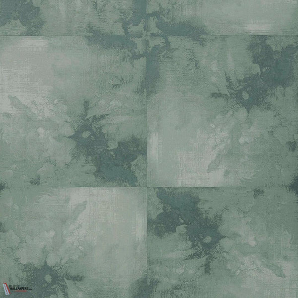 Crystalline wallpaper-1838 wallcoverings-Emerald-Roll-Selected Wallpapers-Interiors
