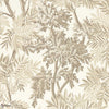 Tapestry trees wallpaper-Sanderson-Raw chocolate/slip-Roll-Selected Wallpapers-Interiors
