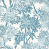 Tapestry trees wallpaper-Sanderson-Pottery blue-Roll-Selected Wallpapers-Interiors