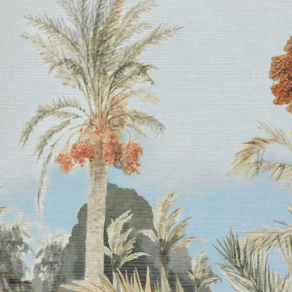 Date Palm wallpaper-1838 wallcoverings-Selected Wallpapers-Interiors