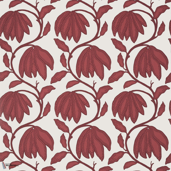 Desert flower wallpaper-Thibaut-Sun baked-Roll-Selected Wallpapers-Interiors