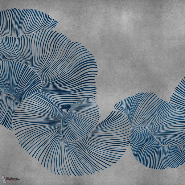 Diving Moment wallpaper-Coordonne-Silver-Metallics-M2-Selected Wallpapers-Interiors