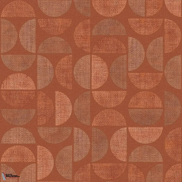 Dualis wallpaper-Casamance-Orange Brule-Roll-Selected-Wallpapers-Interiors