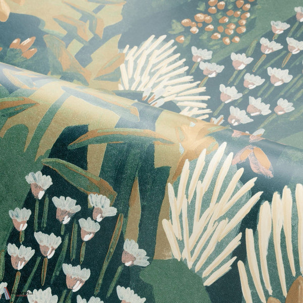 Erica behang-Casamance-Selected-Wallpapers-Interiors