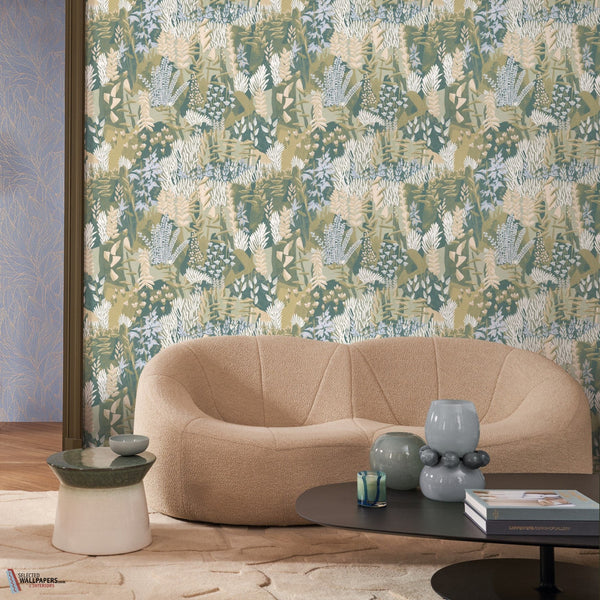 Erica behang-Casamance-Selected-Wallpapers-Interiors