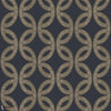Etienne wallpaper-Casamance-Encre/Dore-Roll-Selected Wallpapers-Interiors