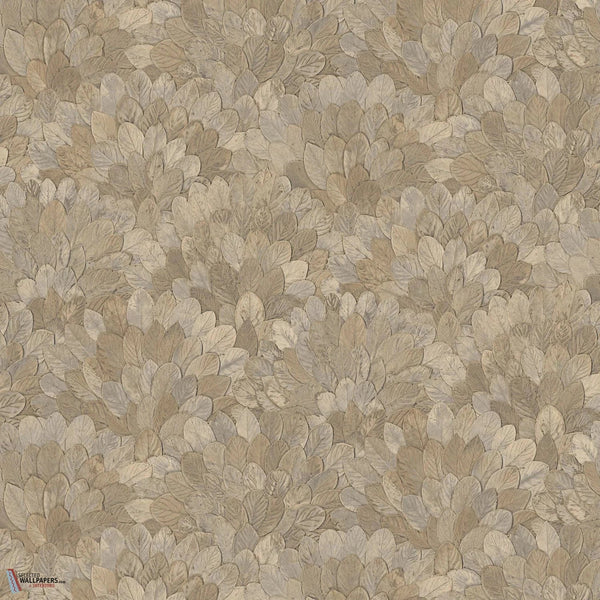 Feijoa wallpaper-Casamance-Travertin-Roll-Selected-Wallpapers-Interiors