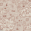 Ferdinand wallpaper-Sandberg-Burgundy-Mattic-M2-Selected Wallpapers-Interiors
