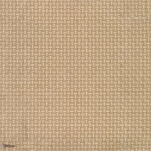 Fibrosa wallpaper-Casamance-Praline-Meter (M1)-Selected Wallpapers-Interiors