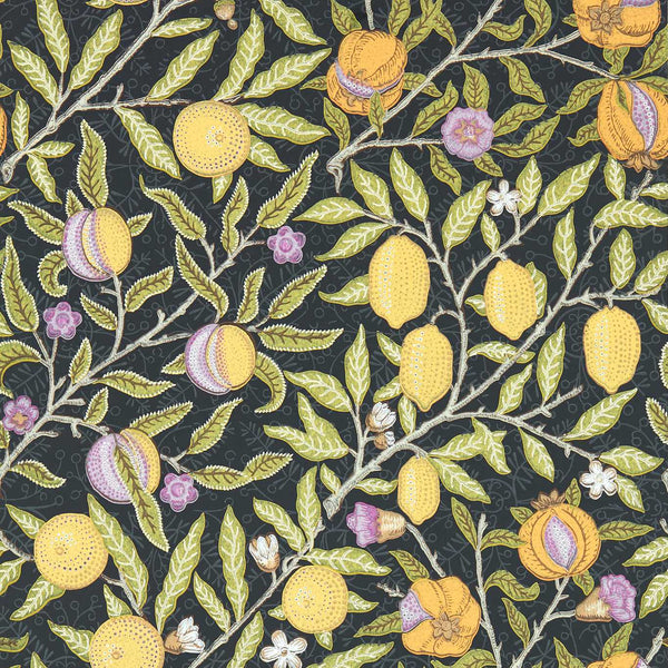 Fruit-wallpaper-Morris & Co-Twilight-Roll-Selected-Wallpapers-Interiors