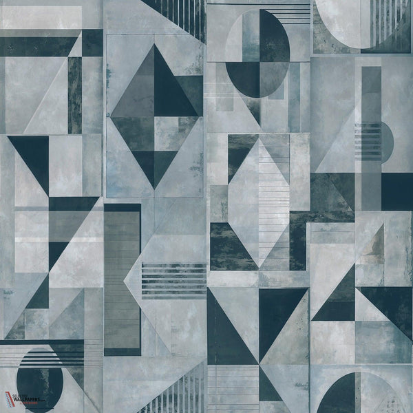 Galaxy Mural wallpaper-Thibaut-Graphite and mineral-Set-Selected Wallpapers-Interiors
