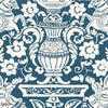 Galway wallpaper-Thibaut-Navy-Roll-Selected Wallpapers-Interiors
