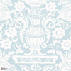 Galway wallpaper-Thibaut-Spa Blue-Roll-Selected Wallpapers-Interiors
