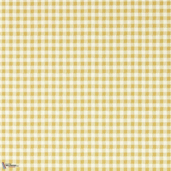 Gingham wallpaper-Sanderson-Wild honey-Roll-Selected Wallpapers-Interiors