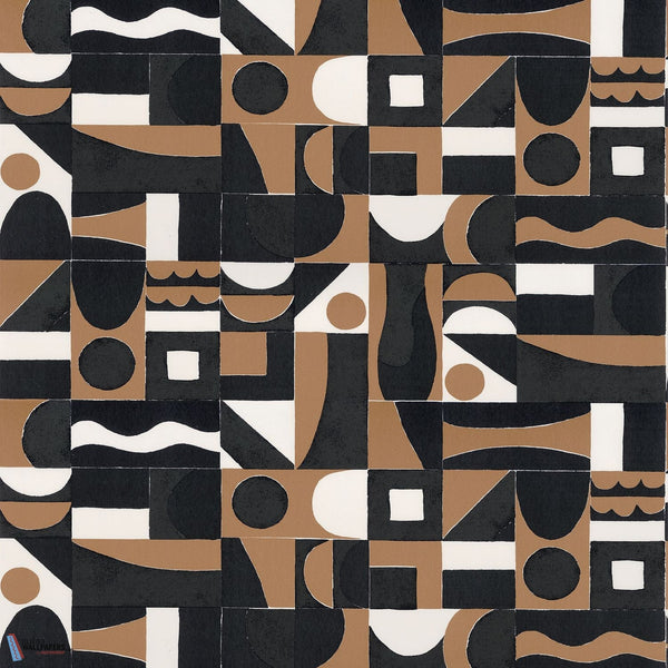 Gourna-Tapete-Casamance-Noir/Mordoré-Rolle-76183058-Selected Wallpapers