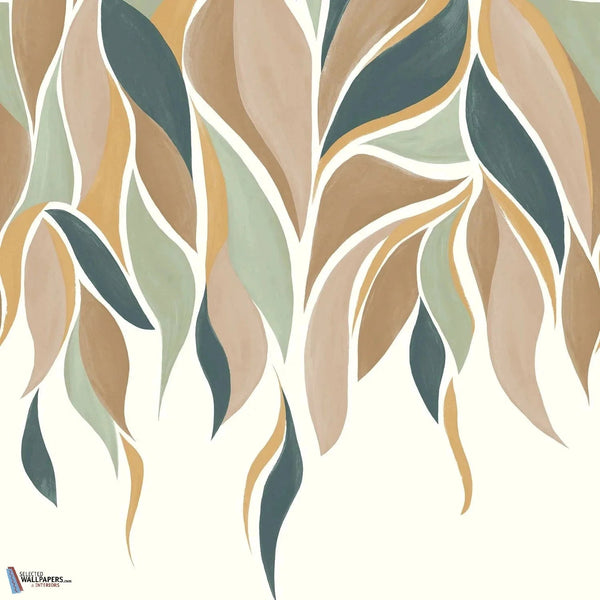 Gracilis Custom-Casamance-wallpaper-Amande/Mordore-M2-Selected Wallpapers