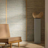 Grasscloth wallpaper-Elitis-Selected-Wallpapers-Interiors