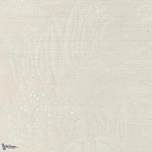 Hasu-Casamance-behang-Ivoire Blanc-Meter (M1)-Selected Wallpapers