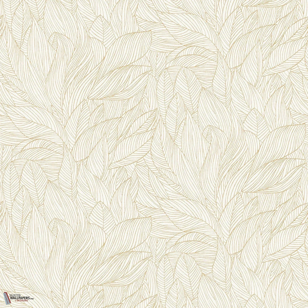 Hosta wallpaper-Casamance-Ivoire/Dore-Roll-Selected-Wallpapers-Interiors